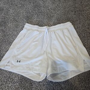 Under Armour Light Gray Sports Shorts